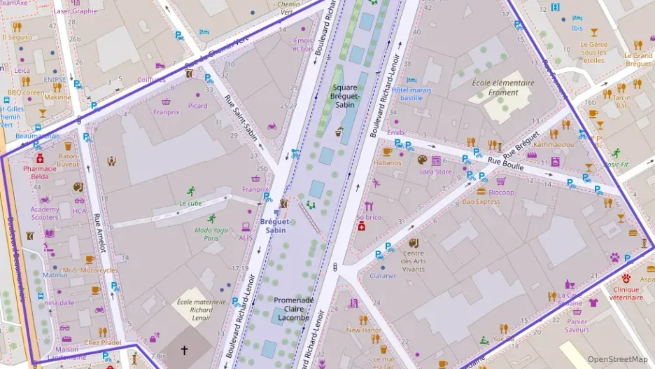 Appartement 46 m² deux pieces à vendre à Paris 11e Arrondissement