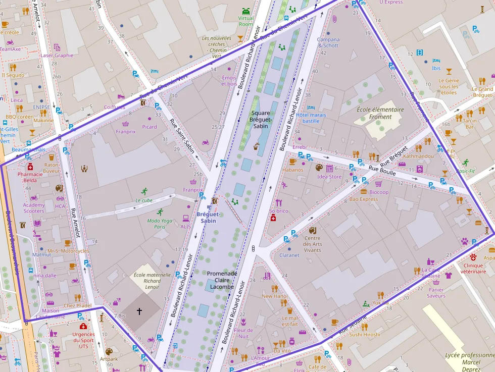 Appartement 36 m² deux pieces à vendre à Paris 11e Arrondissement