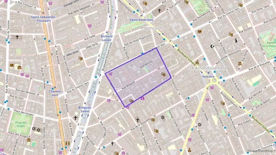 Appartement 30 m² deux pieces à vendre à Paris 11e Arrondissement