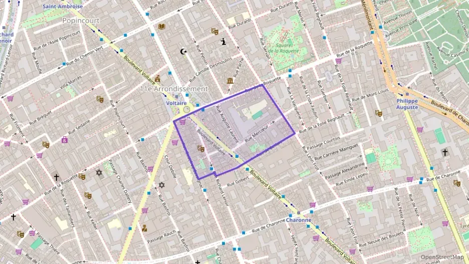 Appartement 20 m² une piece à vendre à Paris 11e Arrondissement