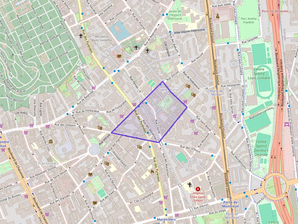 Appartement 32 m² deux pieces à vendre à Paris 20e Arrondissement