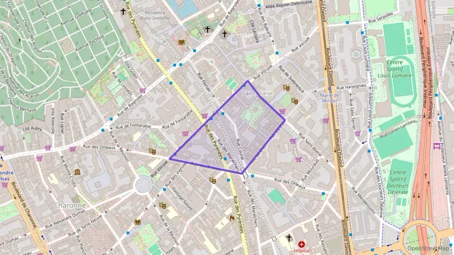 Appartement 48 m² trois pièces à vendre à Paris 20e Arrondissement Appartement 48 m² trois pièces à vendre à Paris 20e Arrondissement
