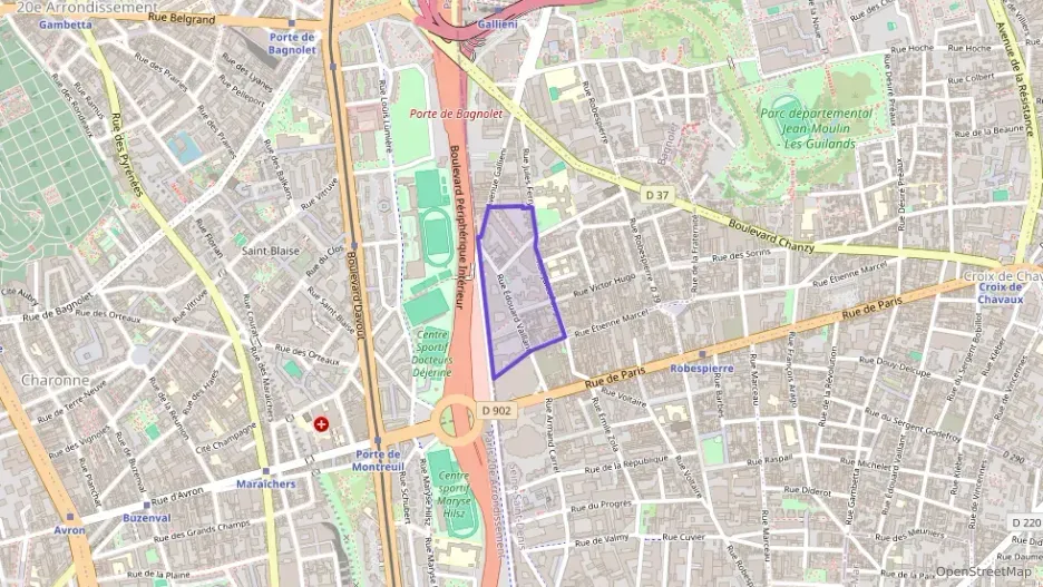Appartement 47 m² trois pièces à vendre à Bagnolet