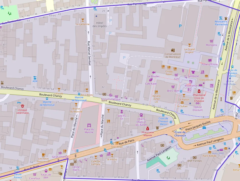 Appartement 82 m² quatre pièces à vendre à Montreuil