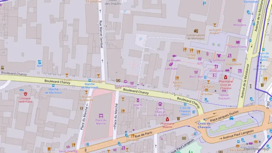 Appartement 82 m² quatre pièces à vendre à Montreuil