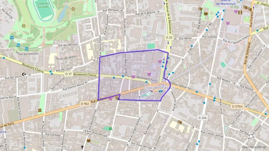 Appartement 82 m² quatre pièces à vendre à Montreuil