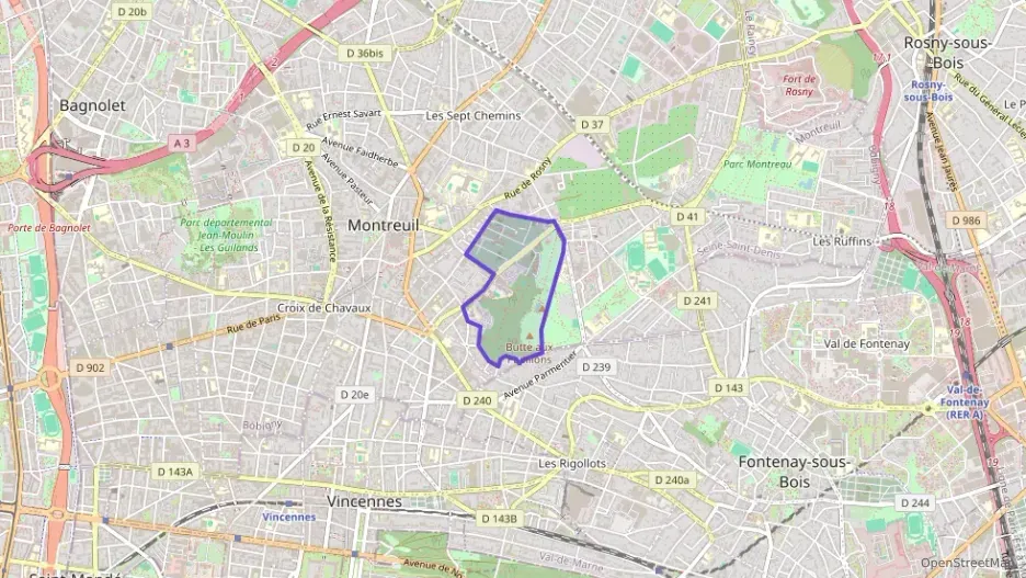 Appartement 80 m² trois pièces à vendre à Montreuil