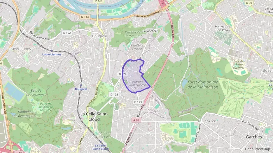 Appartement 72 m² trois pièces à vendre à La Celle-Saint-Cloud