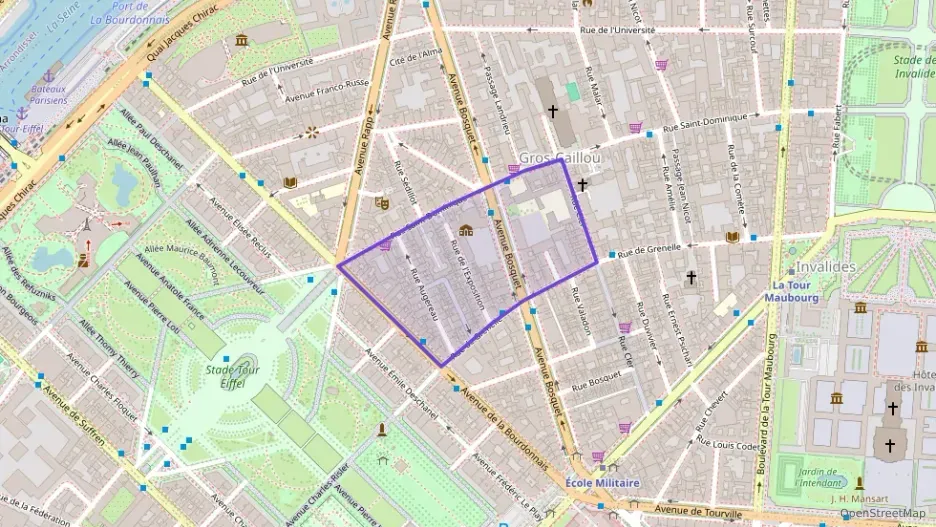 Appartement 55 m² trois pièces à vendre à Paris 7e Arrondissement Appartement 55 m² trois pièces à vendre à Paris 7e Arrondissement