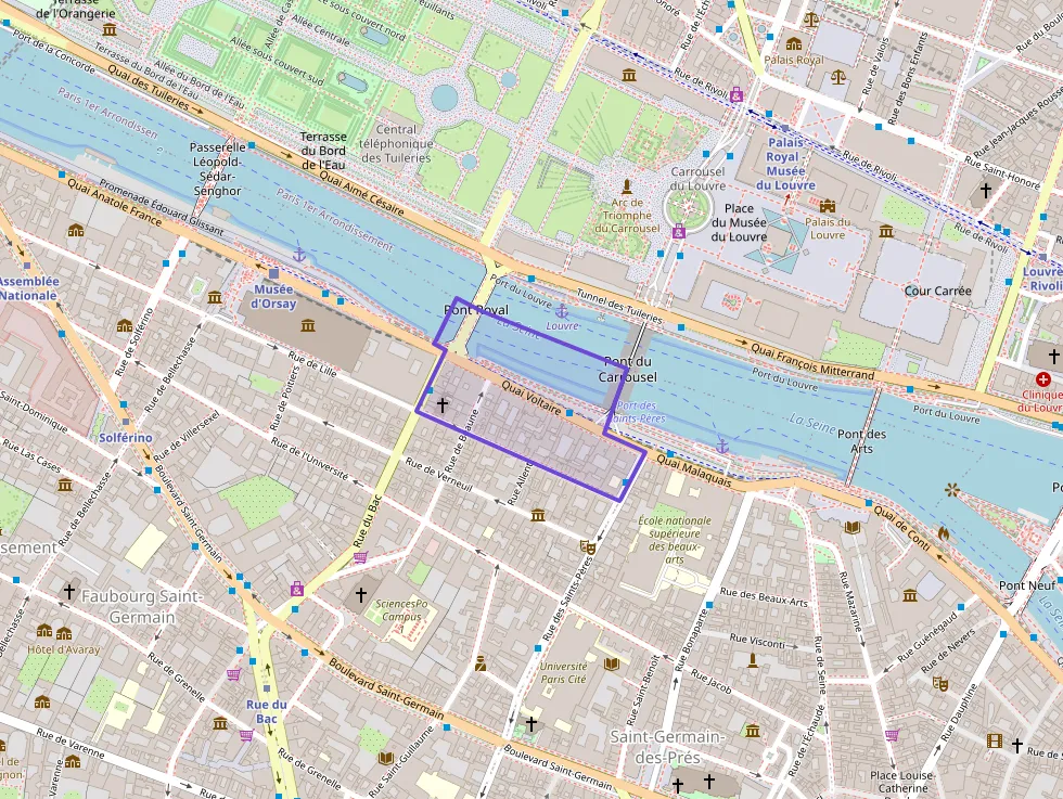 Appartement 39 m² une piece à vendre à Paris 7e Arrondissement