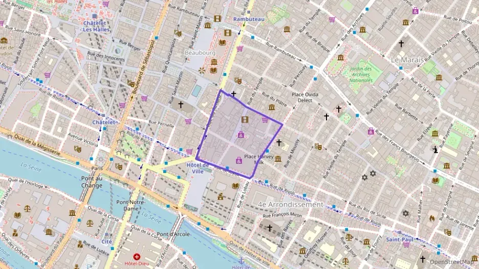 Appartement 73 m² trois pièces à vendre à Paris 4e Arrondissement