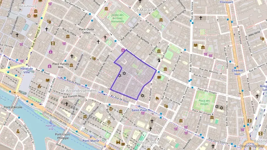 Appartement 86 m² quatre pièces à vendre à Paris 4e Arrondissement Appartement 86 m² quatre pièces à vendre à Paris 4e Arrondissement