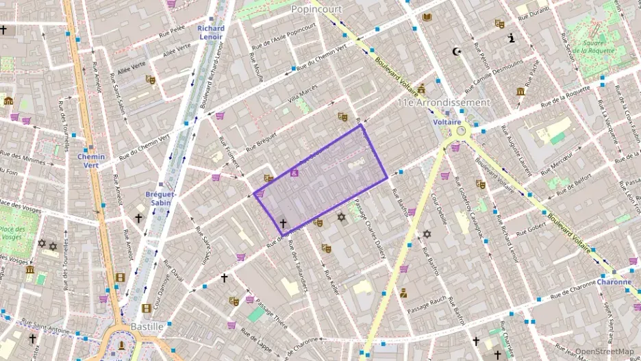 Appartement 27 m² deux pieces à vendre à Paris 11e Arrondissement