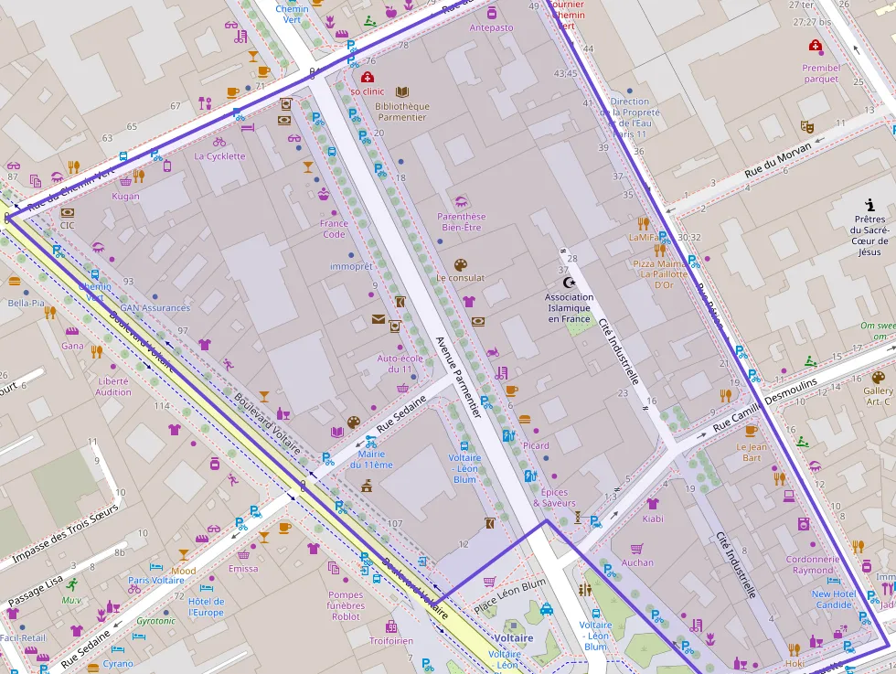 Appartement 55 m² trois pièces à vendre à Paris 11e Arrondissement