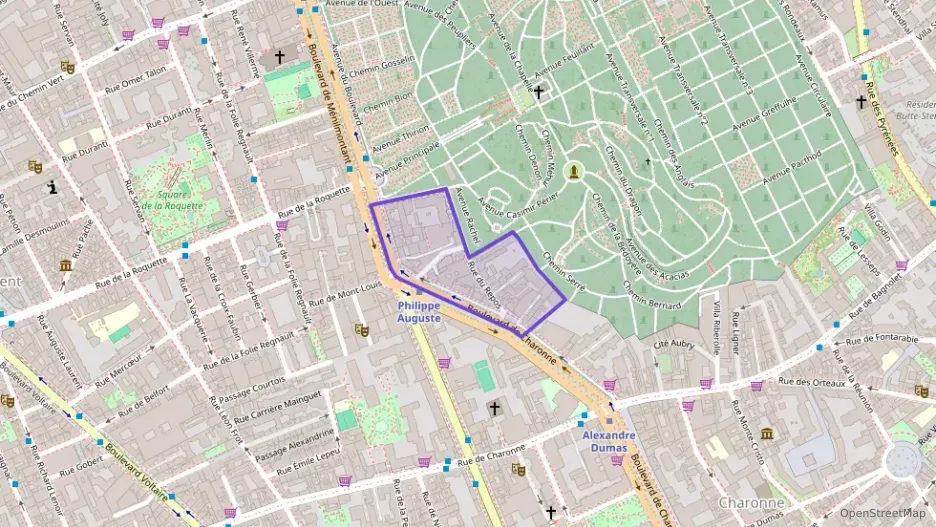 Appartement 50 m² trois pièces à vendre à Paris 20e Arrondissement