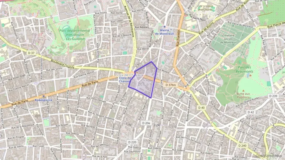 Appartement 30 m² une piece à vendre à Montreuil