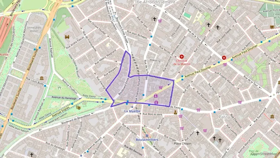 Appartement 93 m² quatre pièces à vendre à Paris 16e Arrondissement