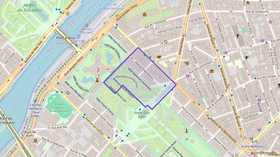 Appartement 51 m² deux pieces à vendre à Paris 7e Arrondissement