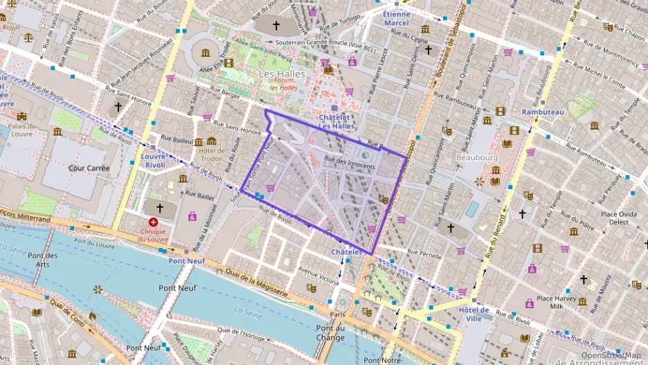 Appartement 41 m² trois pièces à vendre à Paris 1er Arrondissement