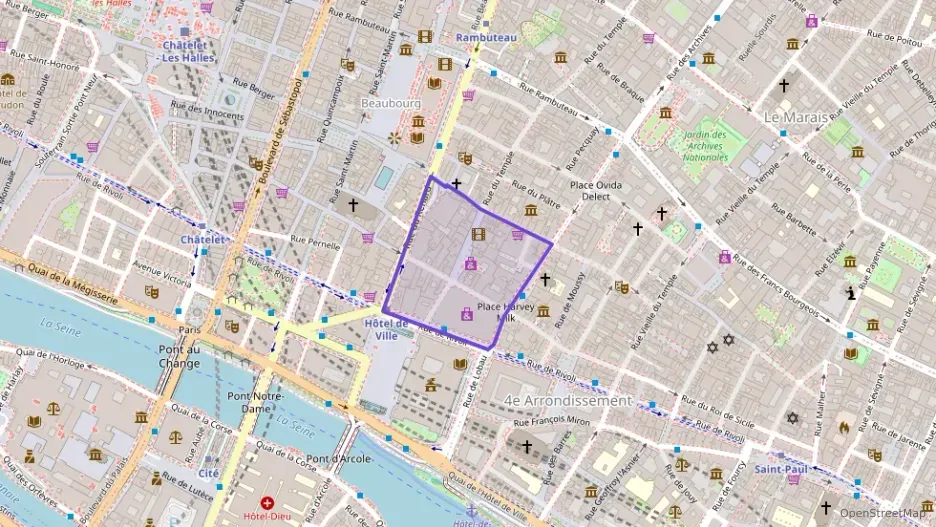 Appartement 62 m² trois pièces à vendre à Paris 4e Arrondissement