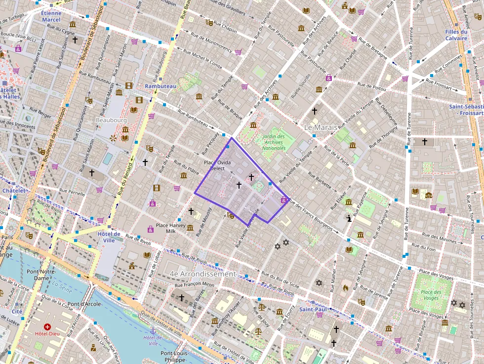 Appartement 68 m² trois pièces à vendre à Paris 4e Arrondissement