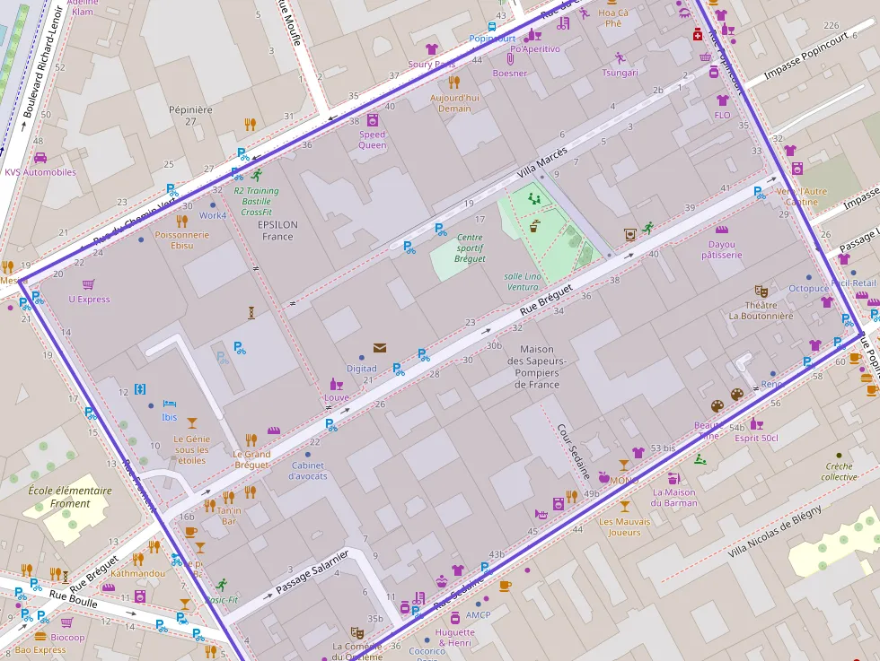 Appartement 28 m² deux pieces à vendre à Paris 11e Arrondissement