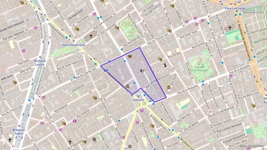 Appartement 50 m² trois pièces à vendre à Paris 11e Arrondissement