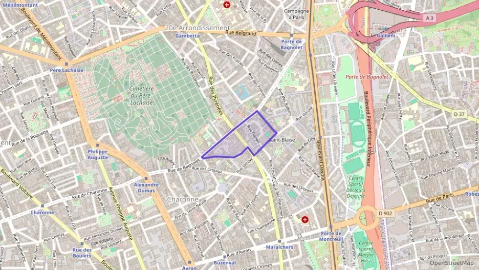 Appartement 33 m² une piece à vendre à Paris 20e Arrondissement