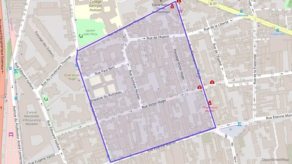 Appartement 50 m² deux pieces à vendre à Bagnolet