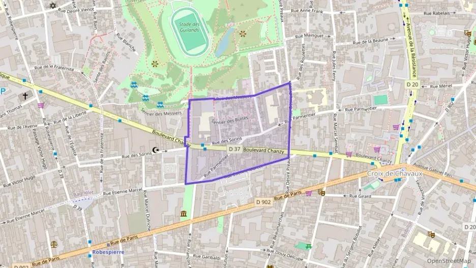 Appartement 50 m² trois pièces à vendre à Montreuil