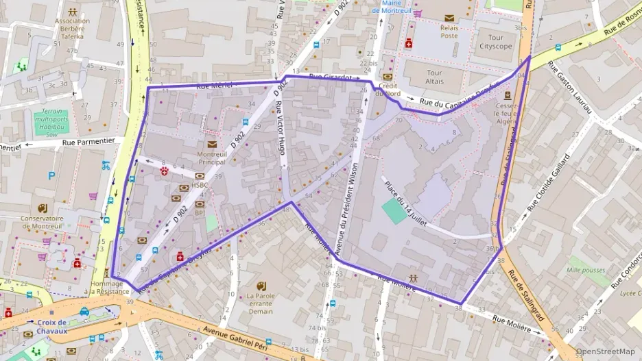 Appartement 93 m² cinq pièces à vendre à Montreuil