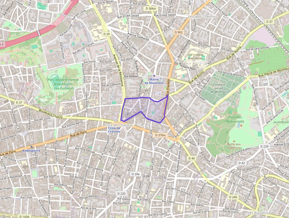 Appartement 93 m² 5 pièces à vendre à Montreuil