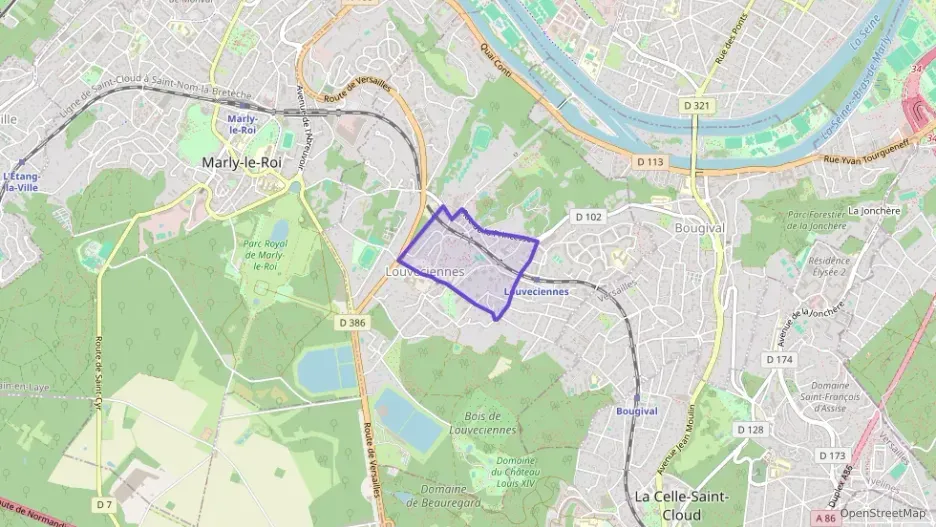 Appartement 70 m² trois pièces à vendre à Louveciennes