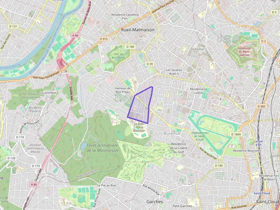 Appartement 62 m² trois pièces à vendre à Rueil-Malmaison