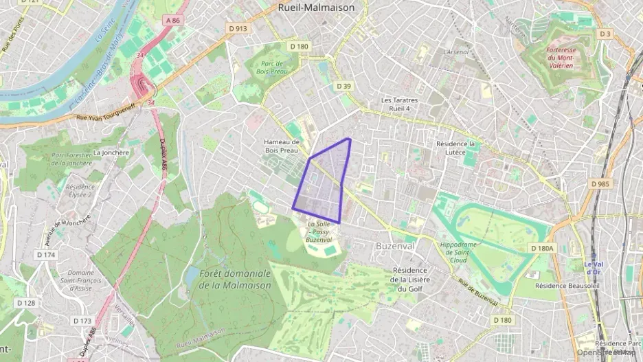 Appartement 62 m² trois pièces à vendre à Rueil-Malmaison