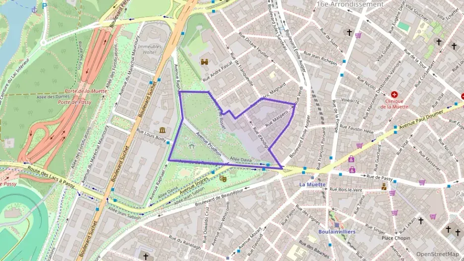 Appartement 112 m² quatre pièces à vendre à Paris 16e Arrondissement