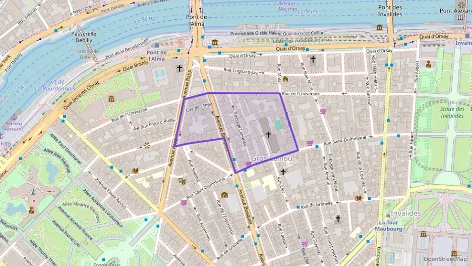Appartement 21 m² une piece à vendre à Paris 7e Arrondissement
