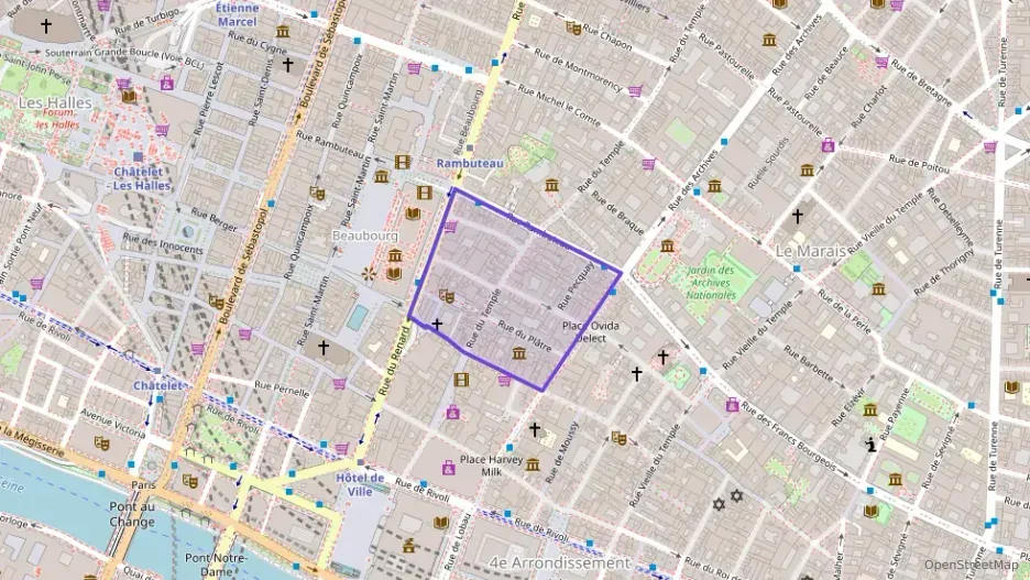 Appartement 47 m² deux pieces à vendre à Paris 4e Arrondissement