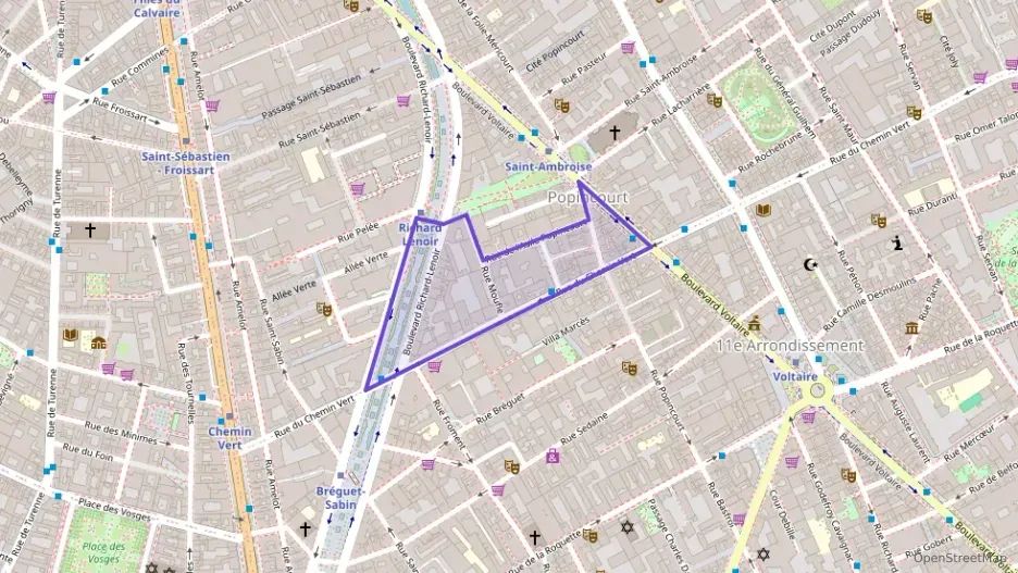 Appartement 113 m² cinq pièces à vendre à Paris 11e Arrondissement