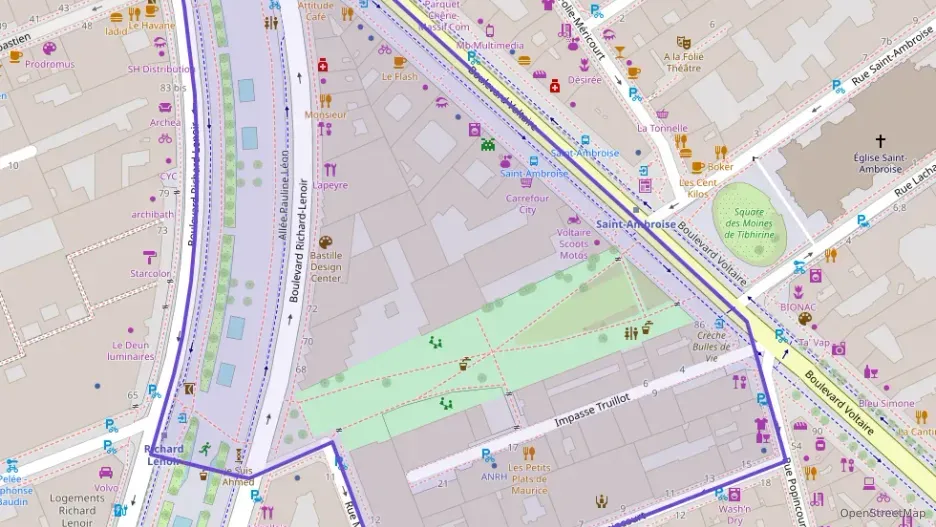 Appartement 49 m² deux pieces à vendre à Paris 11e Arrondissement