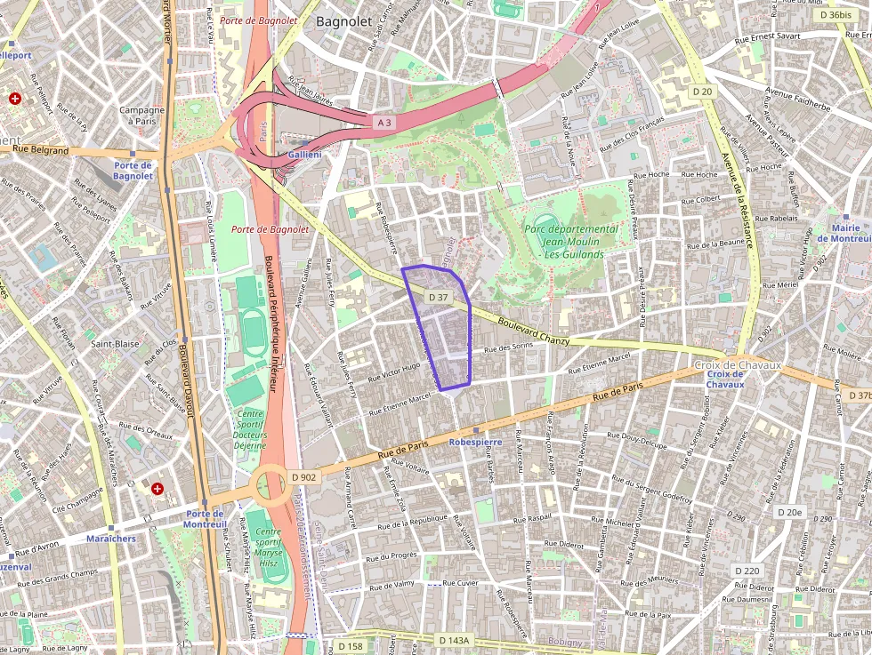 Appartement 30 m² deux pieces à vendre à Bagnolet