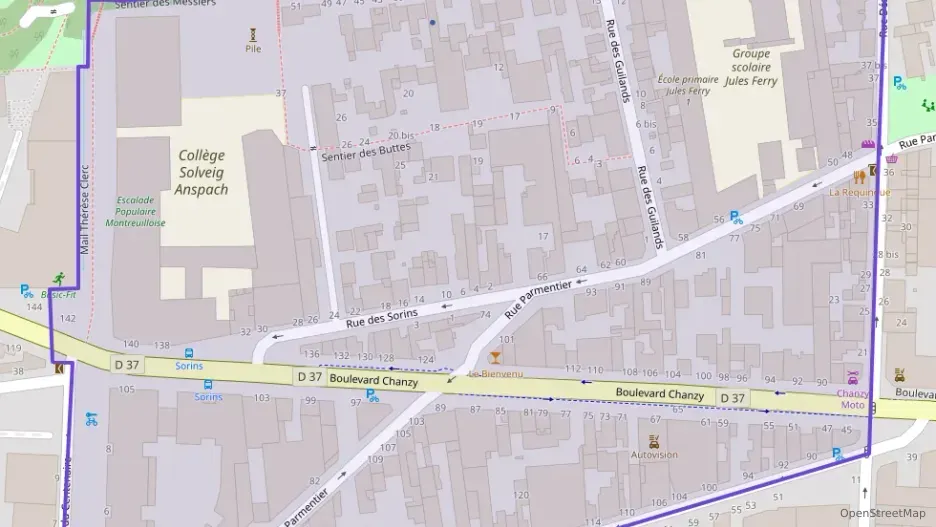 Appartement 131 m² quatre pièces à vendre à Montreuil