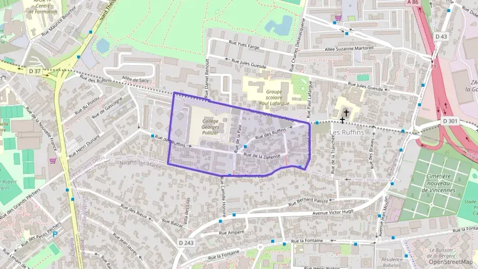 Appartement 46 m² deux pieces à vendre à Montreuil