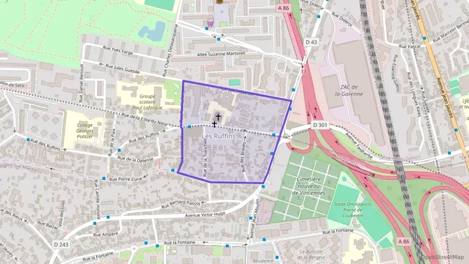 Appartement 96 m² quatre pièces à vendre à Montreuil