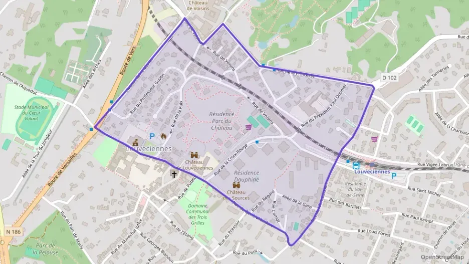 Appartement 55 m² trois pièces à vendre à Louveciennes