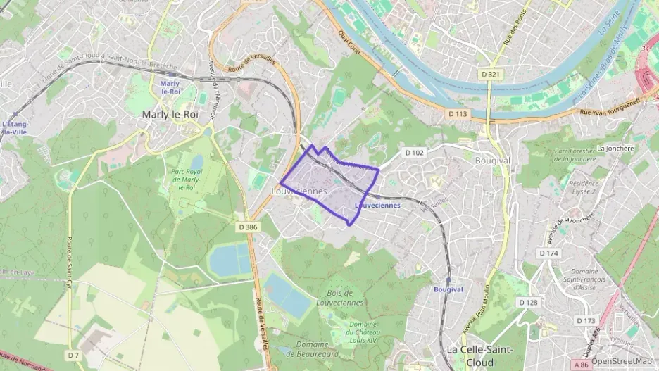 Appartement 55 m² trois pièces à vendre à Louveciennes