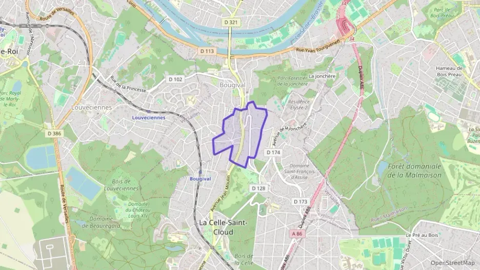 Appartement 93 m² quatre pièces à vendre à Bougival Appartement 93 m² quatre pièces à vendre à Bougival