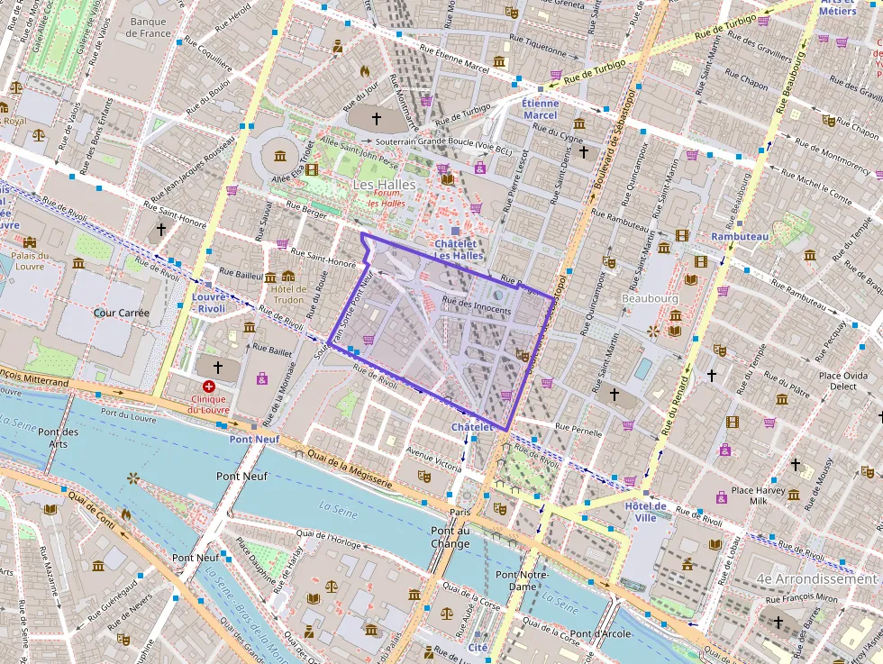 Appartement 66 m² deux pieces à vendre à Paris 1er Arrondissement