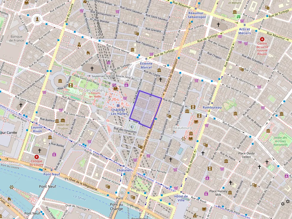 Appartement 90 m² quatre pièces à vendre à Paris 1er Arrondissement