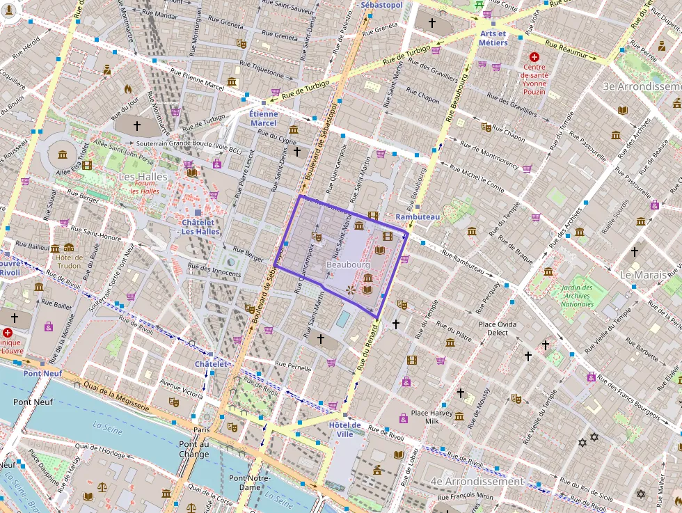 Appartement 52 m² deux pieces à vendre à Paris 4e Arrondissement